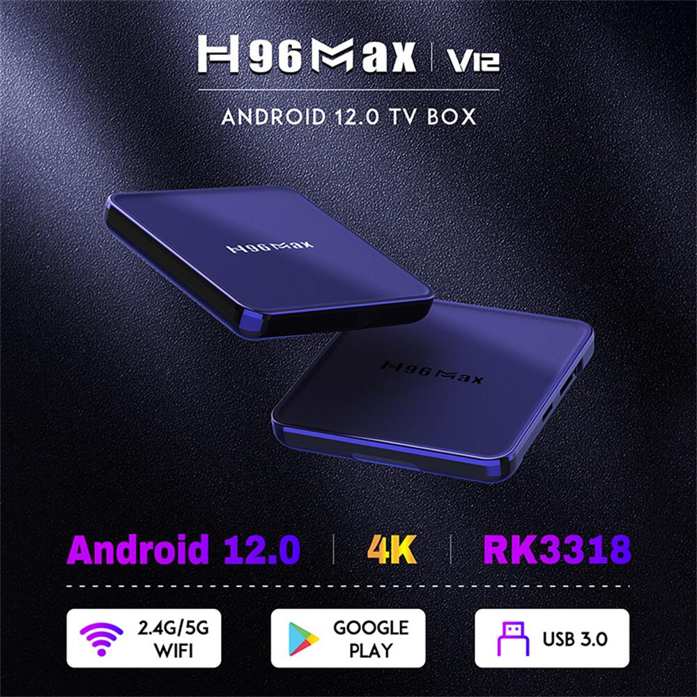 H96 Max V12 RockChip RK3318 android tv box: Your Ticket to a World of Entertainment