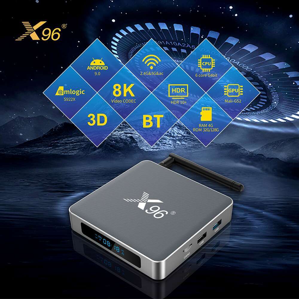 X96 X9 Amlogic S922X streaming player: Customized Entertainment Masterpieces