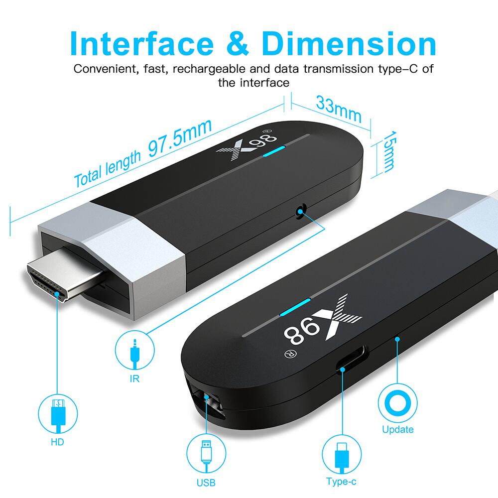 Unleash the Full Potential of Your TV with X98-S500 Amlogic S905y4 android tv stick