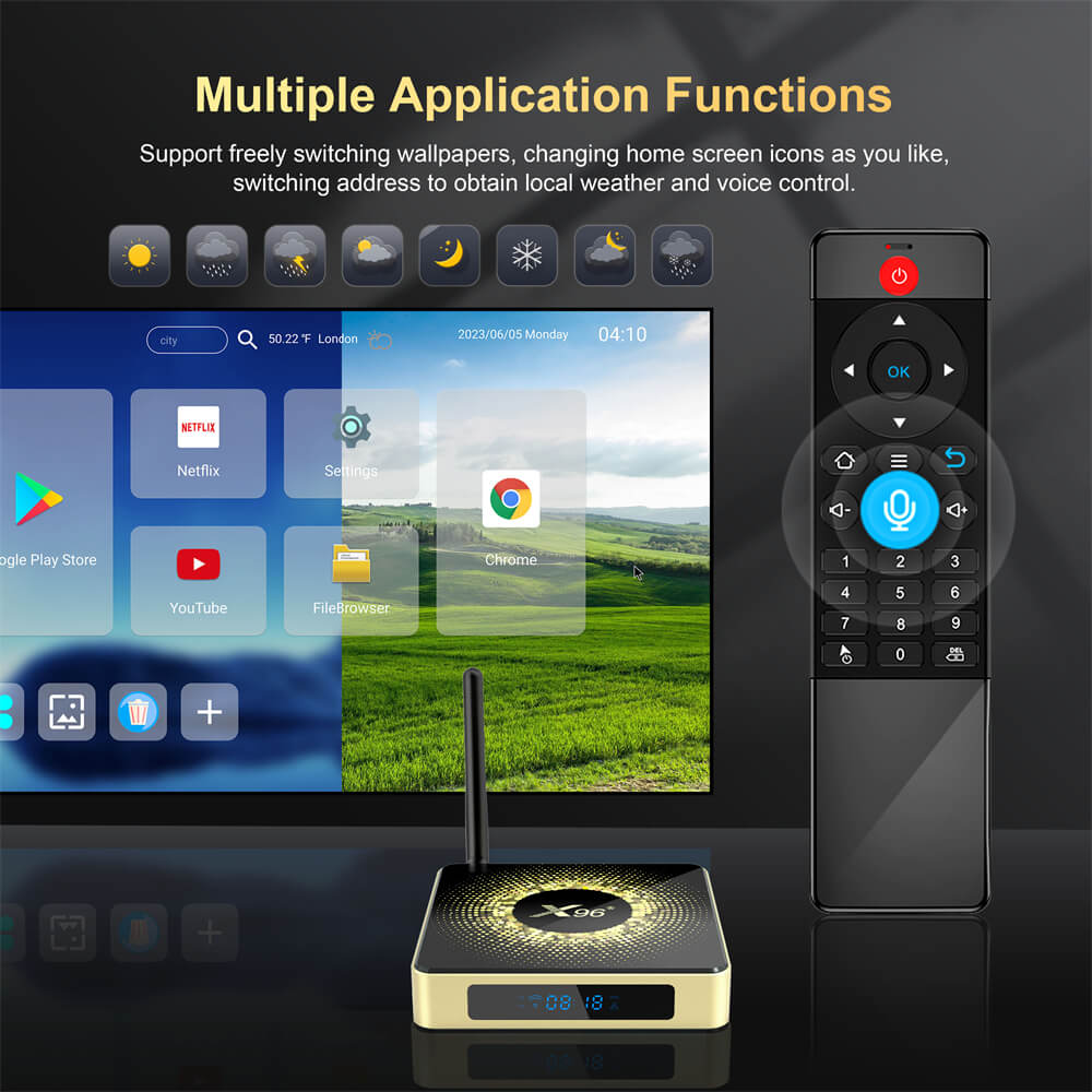 ODM X96 X10 Amlogic S928X android tv box: Redefining Entertainment Experience